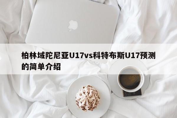 柏林域陀尼亚U17vs科特布斯U17预测的简单介绍